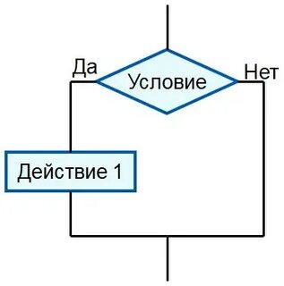 Виды ветвления блок схемы