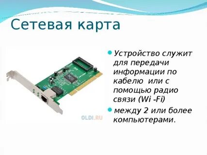 Сетевая карта это устройство