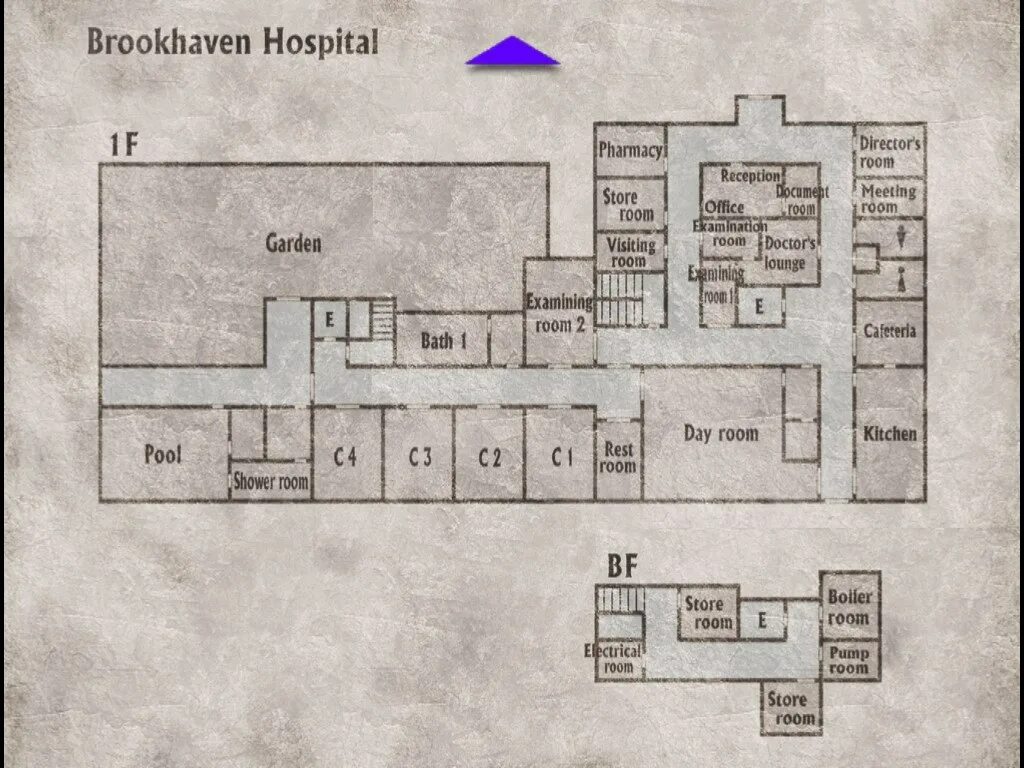 Где найти яйца в брукхейвен хард. Сайлент Хилл 3 карта больницы. Карта сайлент Хилл 3. Больница сайлент Хилл карта. Карта больницы.