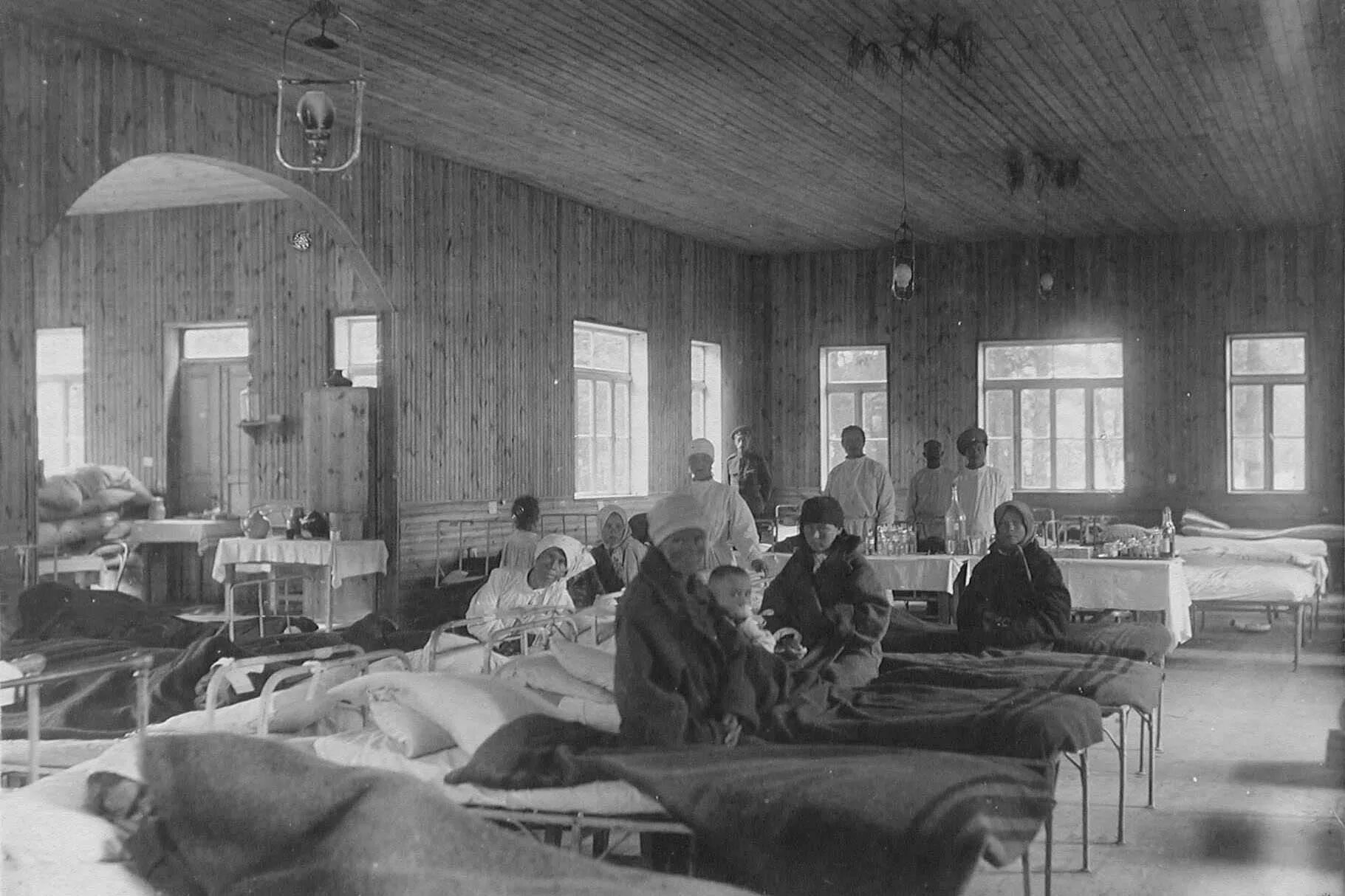 Поставляли в госпитали. Земская больница эпидемия холеры.