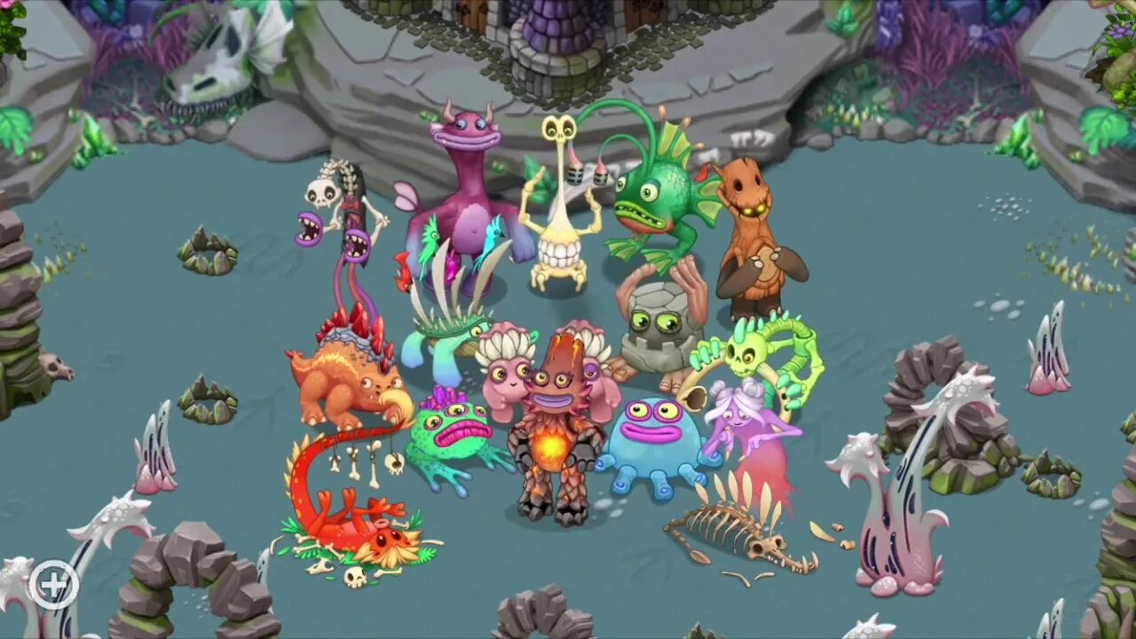 Острова в игре поющие монстры. My singing Monsters костяной остров. My singing Monsters костяной остров монстры. My singing Monsters остров кости монстры. My singing Monsters Bone Island.