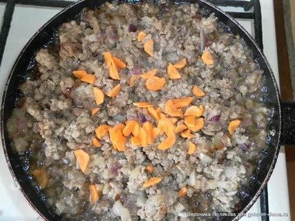 Гречка с мясом морковью