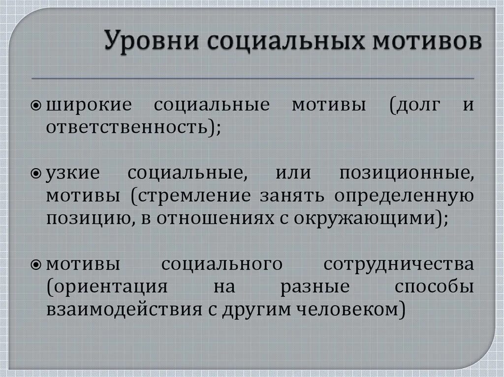 Социальные побуждения. Социальный уровень. Узкие социальные мотивы. Социальные уровни людей. Уровни социальных мотивов.