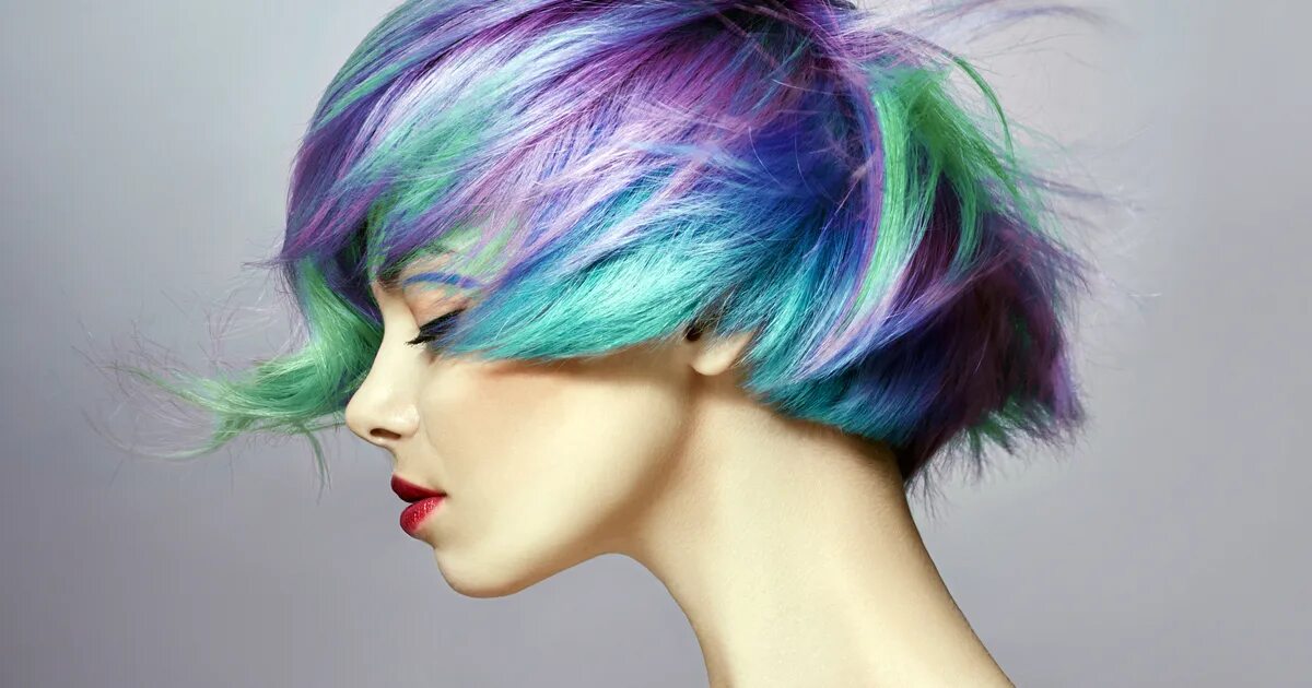 Какие цвета для окрашивания волос. Цветные волосы. радужные волосы. крашенные волосы. прически и окрашивание.