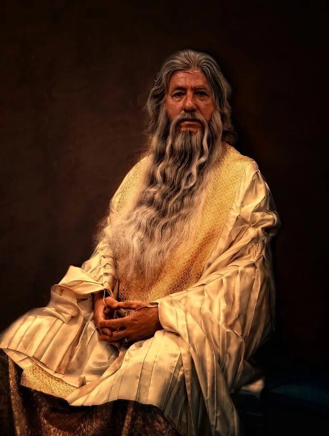 мерлин старик арт. красивый старец. мудрость старца. мудрый старец. старик с длинными волосами.