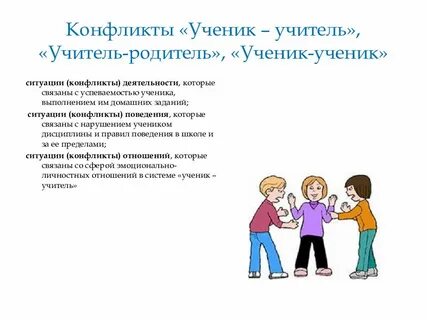 Проблемные ситуации учитель ученик