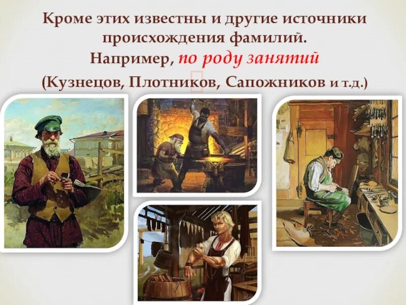 История плотниковы. Фамилии от профессий и занятий. Происхождение фамилии Сапожников. Сапожникова происхождение фамилии. Профессия на фамилию Плотников.