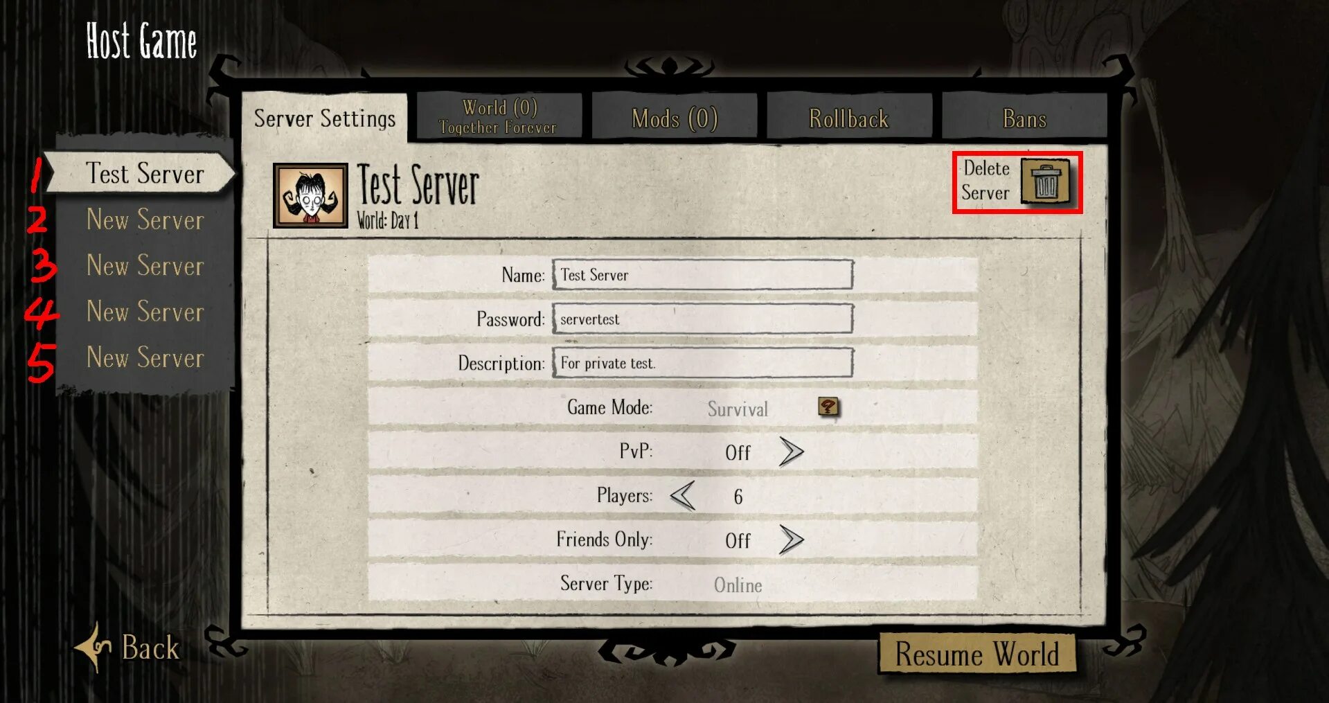 Don t starve выделенный сервер. Настройки в don&#039;t starve на русском. настройки донт старв. настнастройки дон стары на русском.