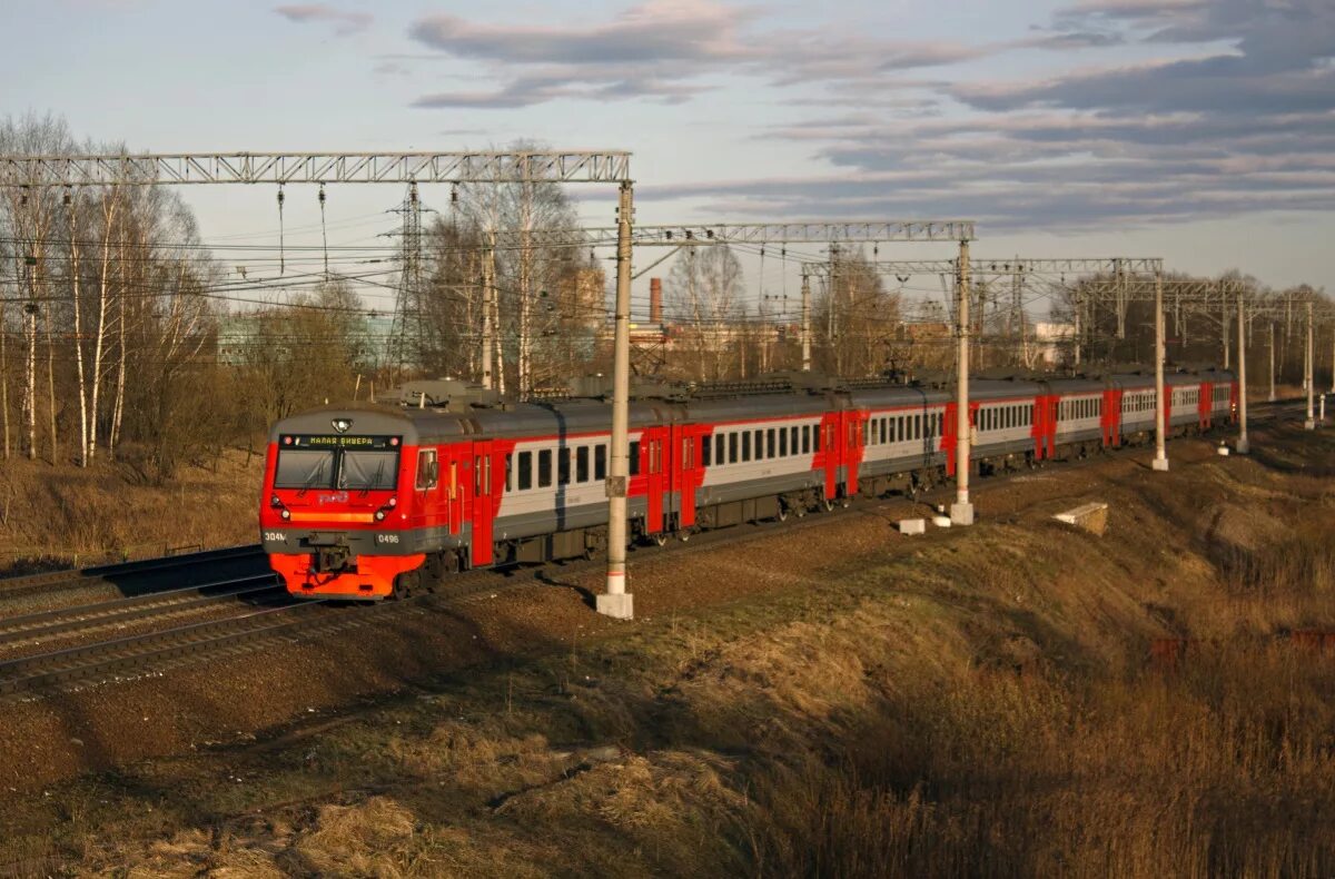 Электричка славянка