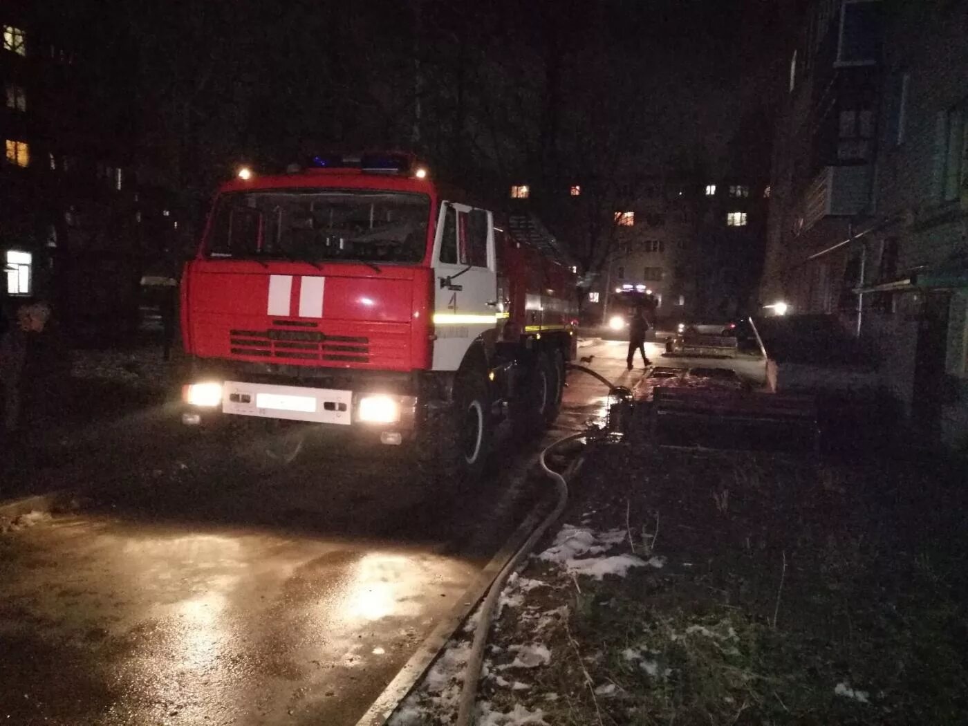 Пожар в пятиэтажке Людиново. Пожар в Людиново. Новости 9 вечера