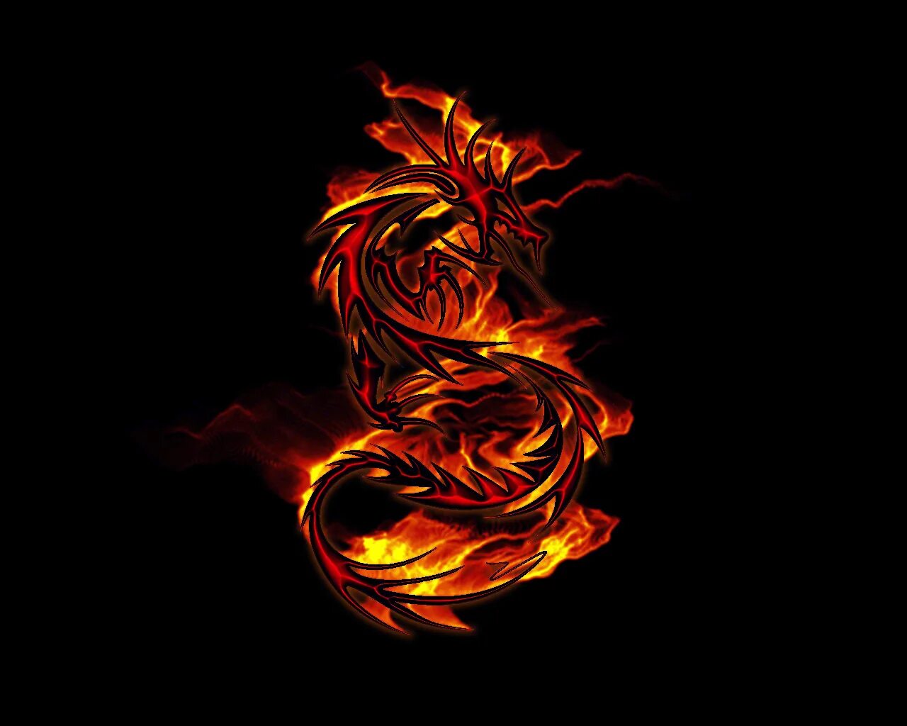 Огненный дракон. Дракон в огне. Пламя дракона. Дракон на черном фоне. Дракон темного пламени