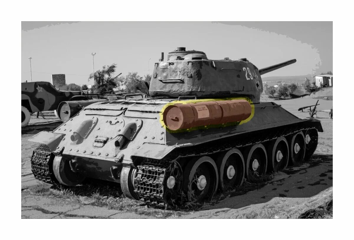 Почему 76. Кожух на советских танках. Цилиндры на танках. Т-800 танк СССР. Пантера с цементированной внешней бронёй.