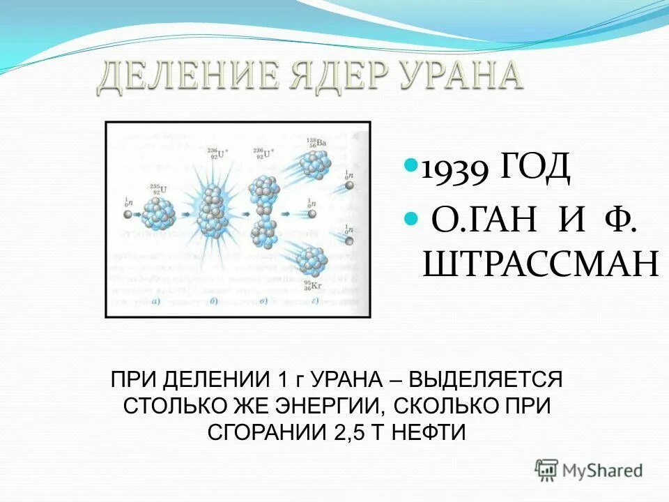 При делении ядер урана выделяется. Природа реакции деления. Сколько выделяется энергии при делении 1 г урана. При делении тяжелых ядер. Деление урана 235 формула.