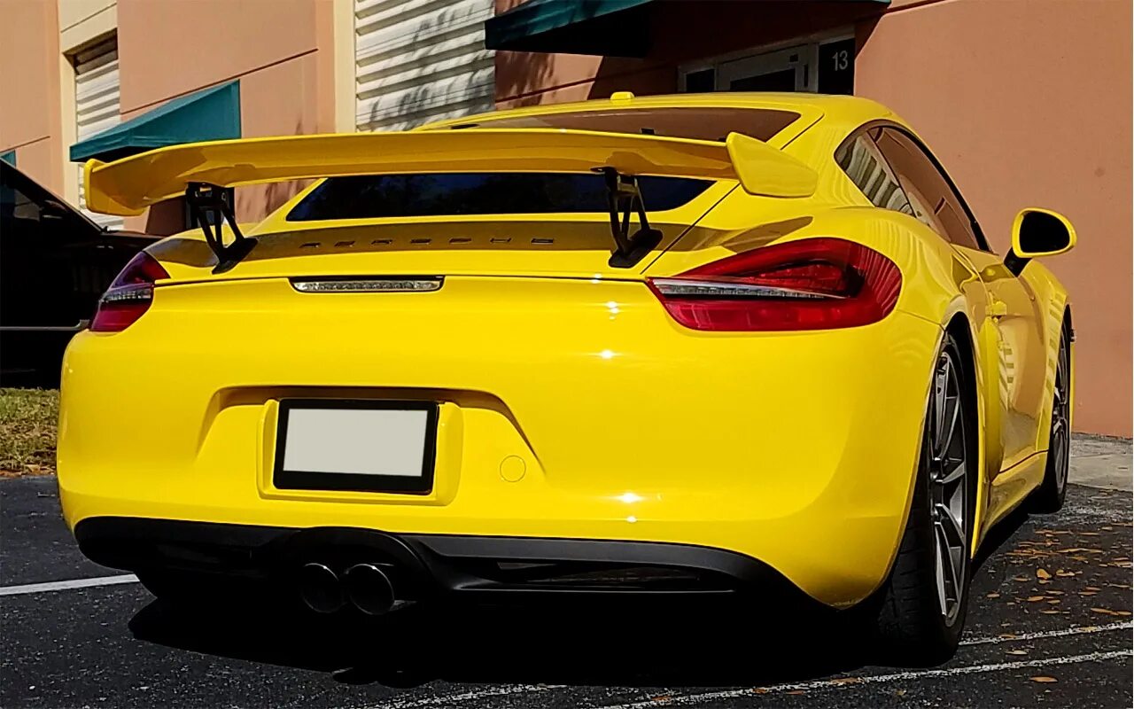 Porsche Cayman Spoiler. Cayman gt4 спойлер. Porsche 981 Cayman gt4 Rear. Porsche Cayman 718 спойлер.