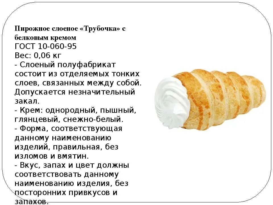 Сколько калорий в заварных