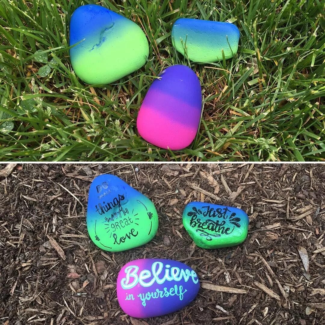 декор из речных камней. поделки из морской гальки. как покрасить камни. покрасить камни. крашеный камень.