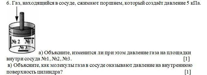 Давление под поршнем. ГАЗ В цилиндре под поршнем. Сосуд с жидкостью под поршнем в разрезе. Сосуд c поршнем, резко сжимающим ГАЗ.