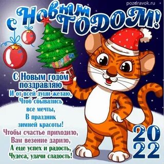Поздравляю с новым годом мальчика