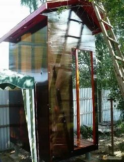 Душевая из поликарбоната своими руками