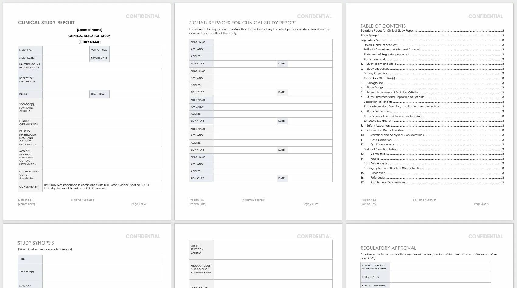 Study Report. Referal register record in private Clinic Template. Trials report