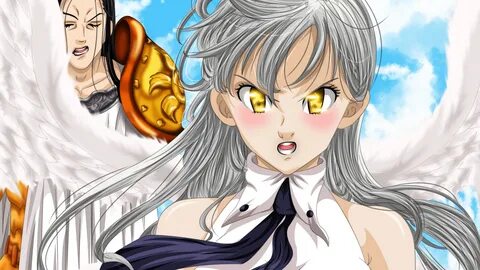 Free download wallpaper Anime, Wings, The Seven Deadly Sins, Elizabeth Lion...