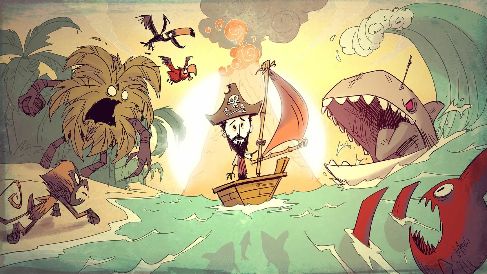 Dont la. Дон старв кораблекрушение. Донт старв. Don't Starve Shipwrecked Дикобраз. Don't Starve Shipwrecked краб.