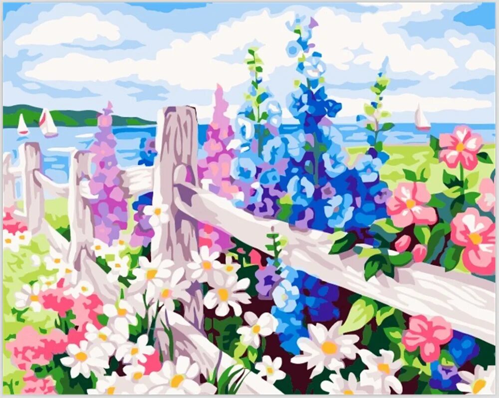 Painting by numbers. 40x50 алмазная мозаика af72482. за околицей алмазная мозаика. алмазная мозаика диамонд painting лето. композиция &quot;лето&quot;.