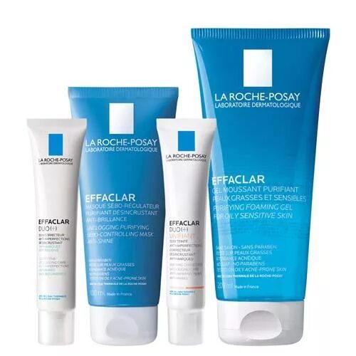 Набор la roche posay effaclar. La Roche Posay Effaclar. Эфаклар очищающий гель 200 мл, la Roche-Posay. Ля Рош позе эфаклар дуо набор.