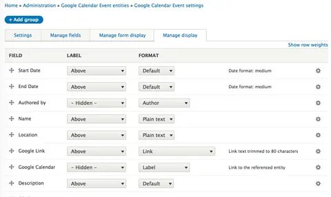 Calendar api