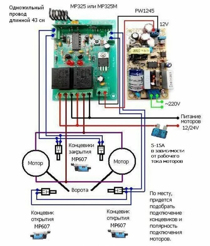 Схема подключения автоматики для гаражных ворот. Схема управления откатными воротами с дистанционным управлением. Схема подключения контроллера привода ворот. Электрическая схема дистанционного управления откатными воротами. Схема автоматики ворот