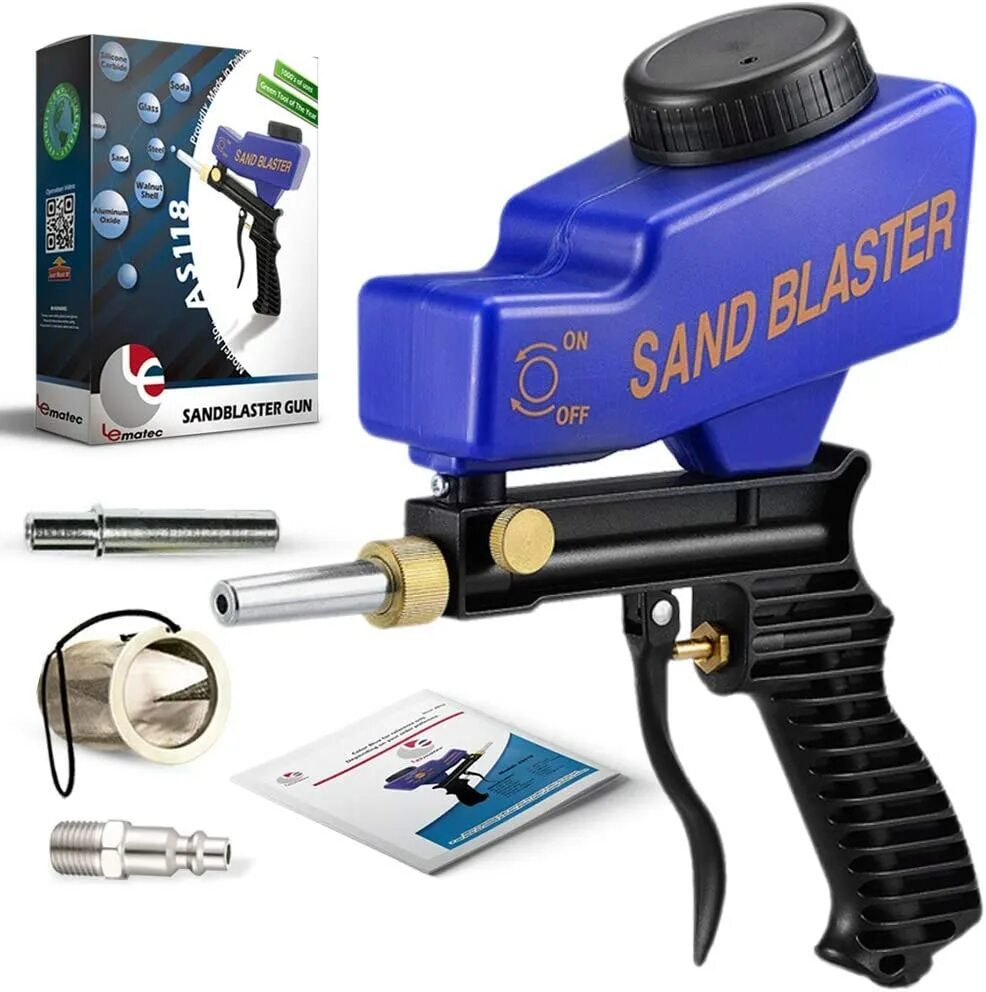 Kit gun. LEMATEC Sand Blaster as118. Sandblaster. Пескоструйный бластер. Пескоструйный аппарат для обдувки фрез.