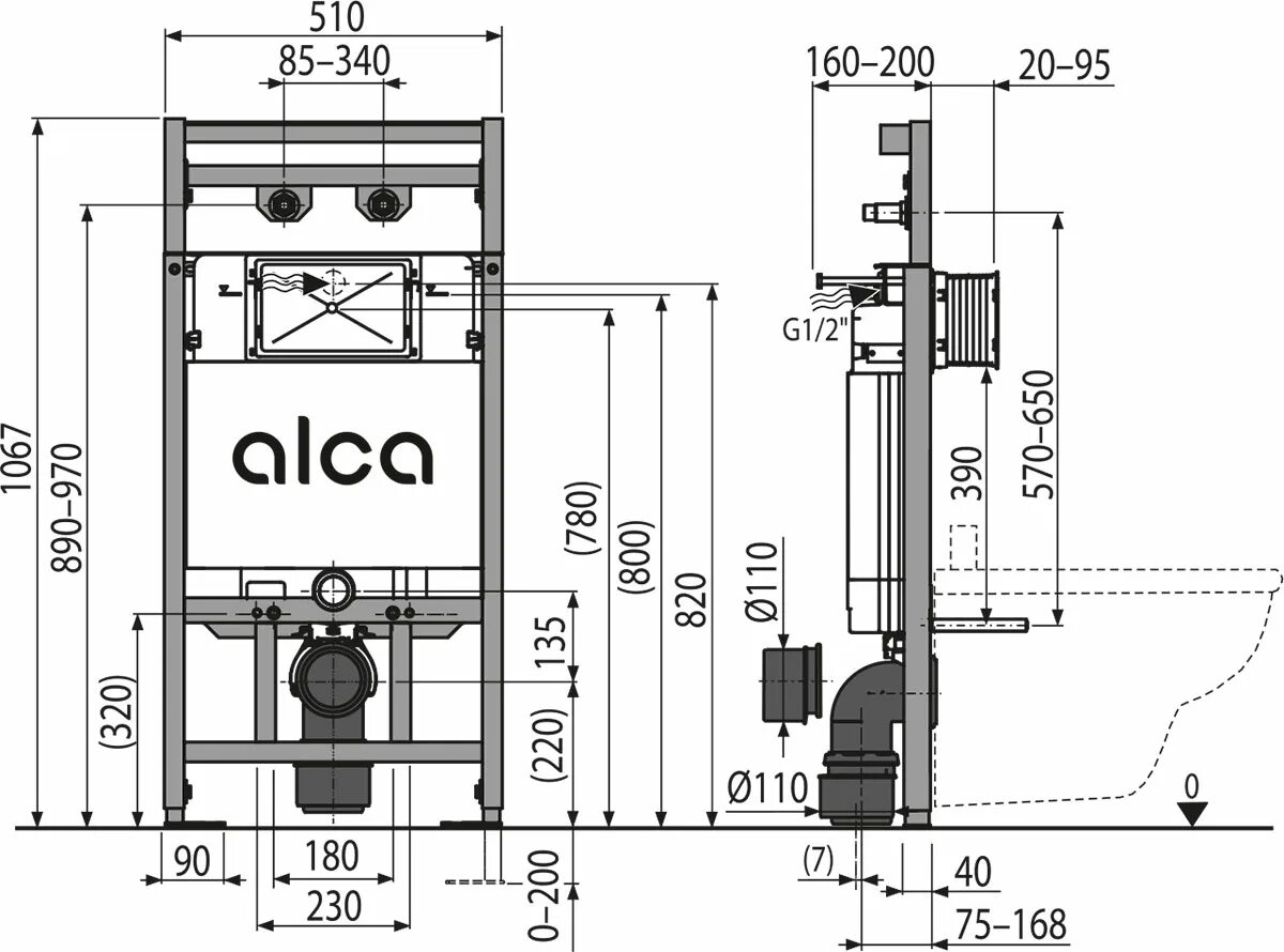 Алкапласт инсталляция для унитаза. Инсталляция ALCAPLAST схема установки. Alca инсталляция для унитаза. Инсталляция для унитаза ALCAPLAST. Туалет инсталляция размеры