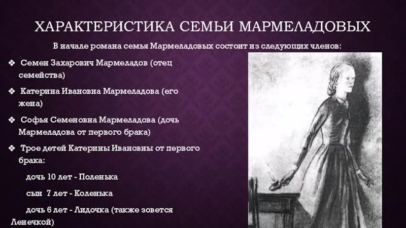 Катерина Ивановна Мармеладова. Катерина Ивановна преступление и наказание. Семья Мармеладовых Катерина Ивановна. Имя мармеладова в прозе достоевского