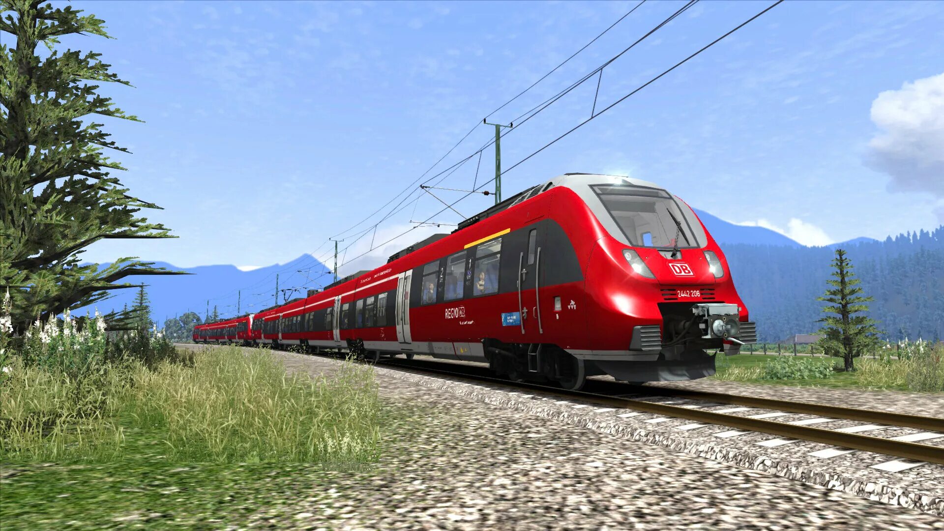 Train simulator игра 2d. DB br 442 Talent 2. Br 442. Br442 Talent 2 электропоезд. Train Simulator 2.