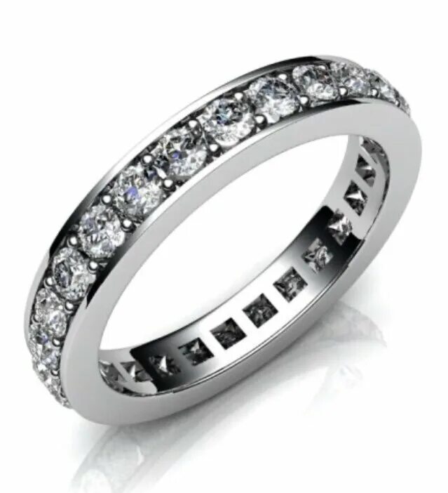 обручальные кольца диамонд. кольца с камнями женские. обручальное кольцо с камнями по кругу. кольцо с бриллиантами по кругу. кольцо дорожка с бриллиантами 0,54 карат золото 585.