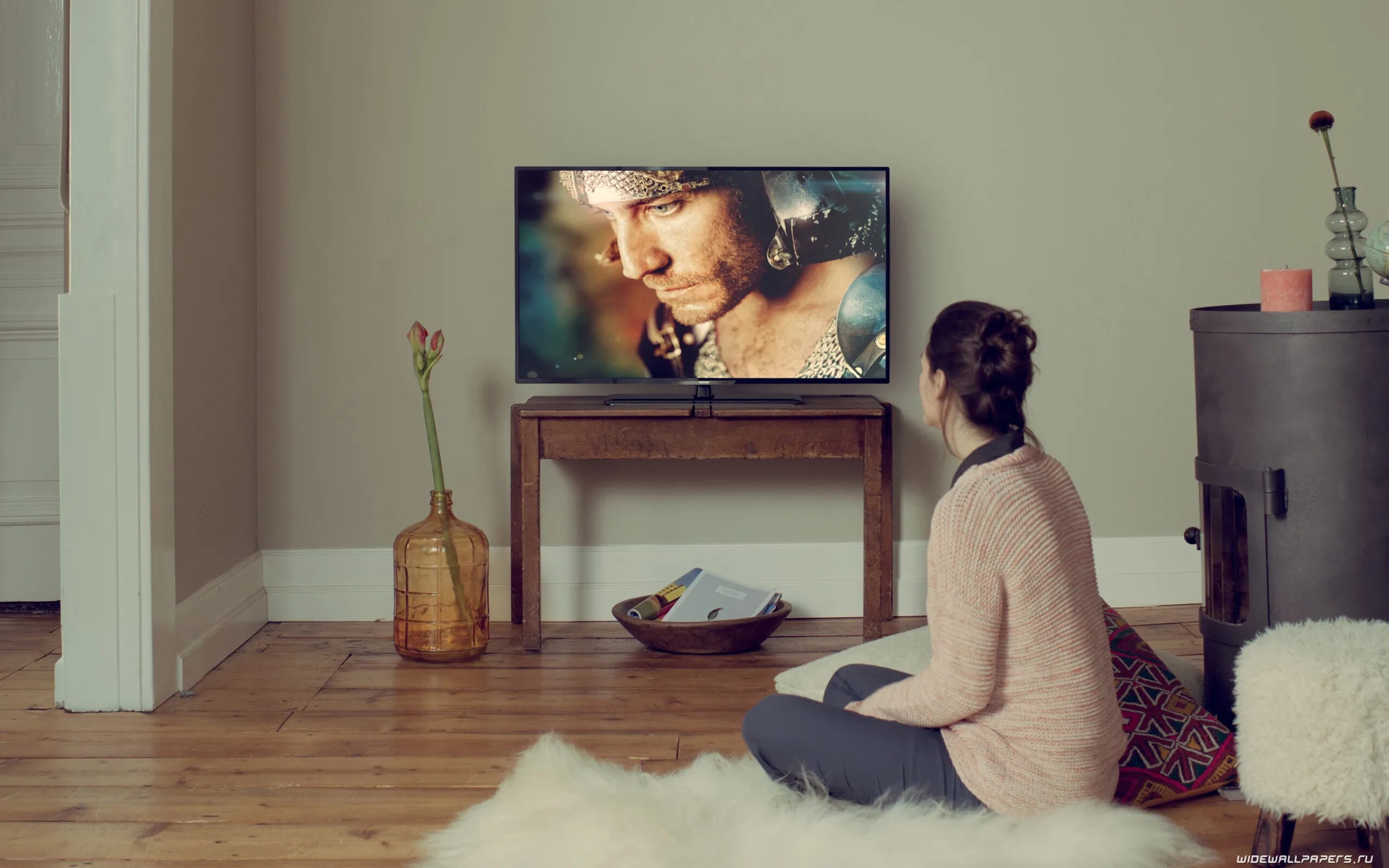 She enjoys watching
