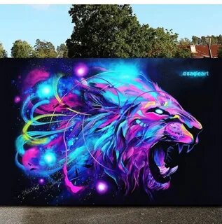 Граффити рисунок льва (47 фото) .