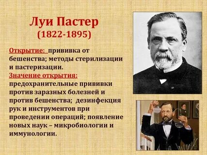 Л пастер открытие