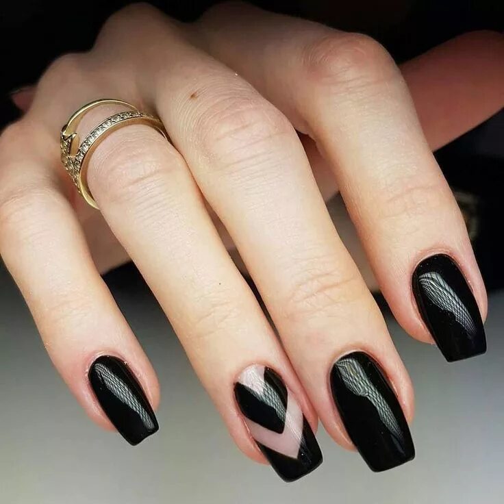 #blackart #nailart Искусство маникюра, Украшение острых ногтей, Гвоздь
