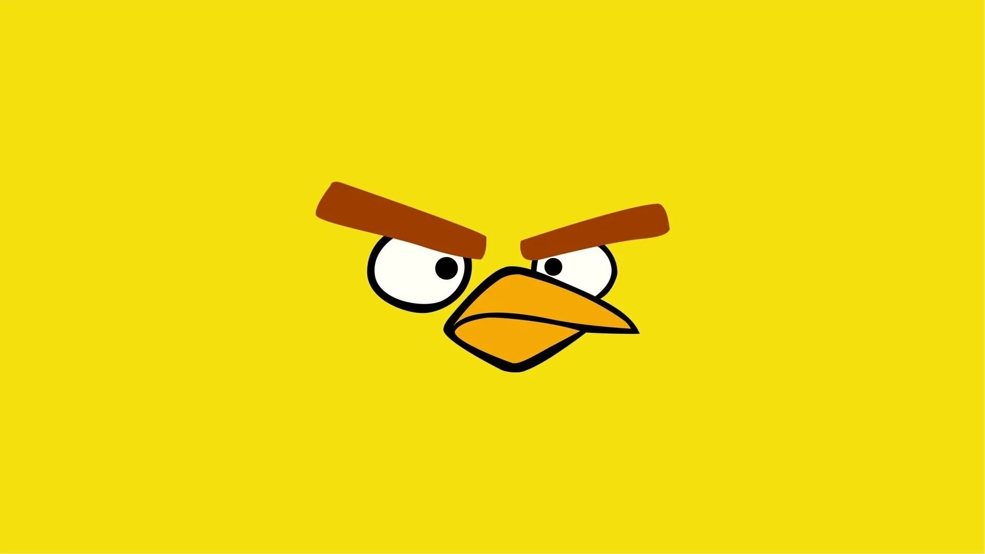 Энги берс желтый. Злые птички обои. Жёлтая птичка из Энгри бердз. Обои на рабочий стол Angry Birds.