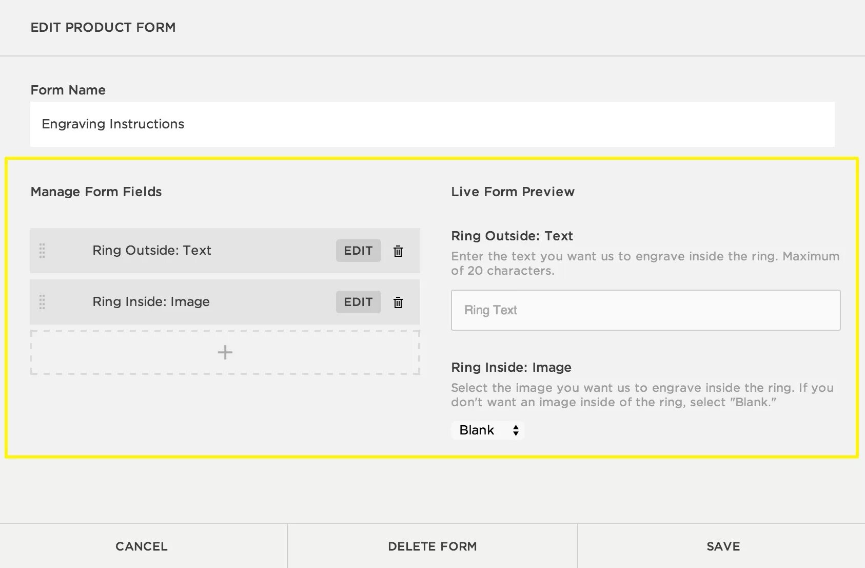 Product formats. Cancel booking. booking form. product format. search products form.