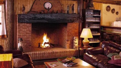 Relaxing fireplace