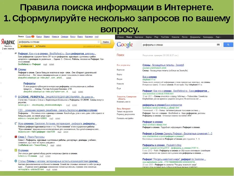 как искать информацию в интернете. запросы в поисковых системах. особенности информационного поиска в интернете. правил формирования поисковых запросов в. правила поисковых систем.