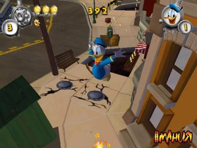 Donald duck goin. Игра Donald Duck Goin Quackers. Disney's Donald Duck: Goin' Quackers ps2. Игра про Дональда Дака на ps1. Ps2 Disney's Disney's Donald Duck Goin Quackers русская версия.