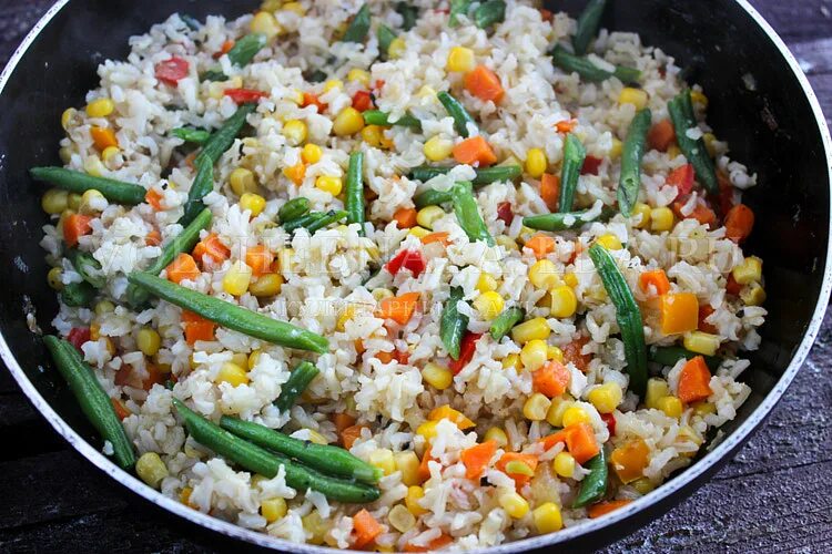 Овощи сочетающиеся с рисом