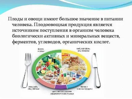 Плоды питания человека