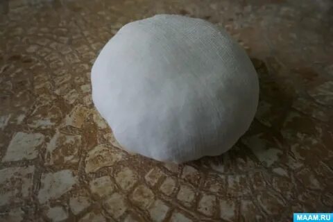 Сделать снежок из ваты своими руками