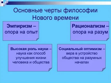 Основные черты общества нового времени
