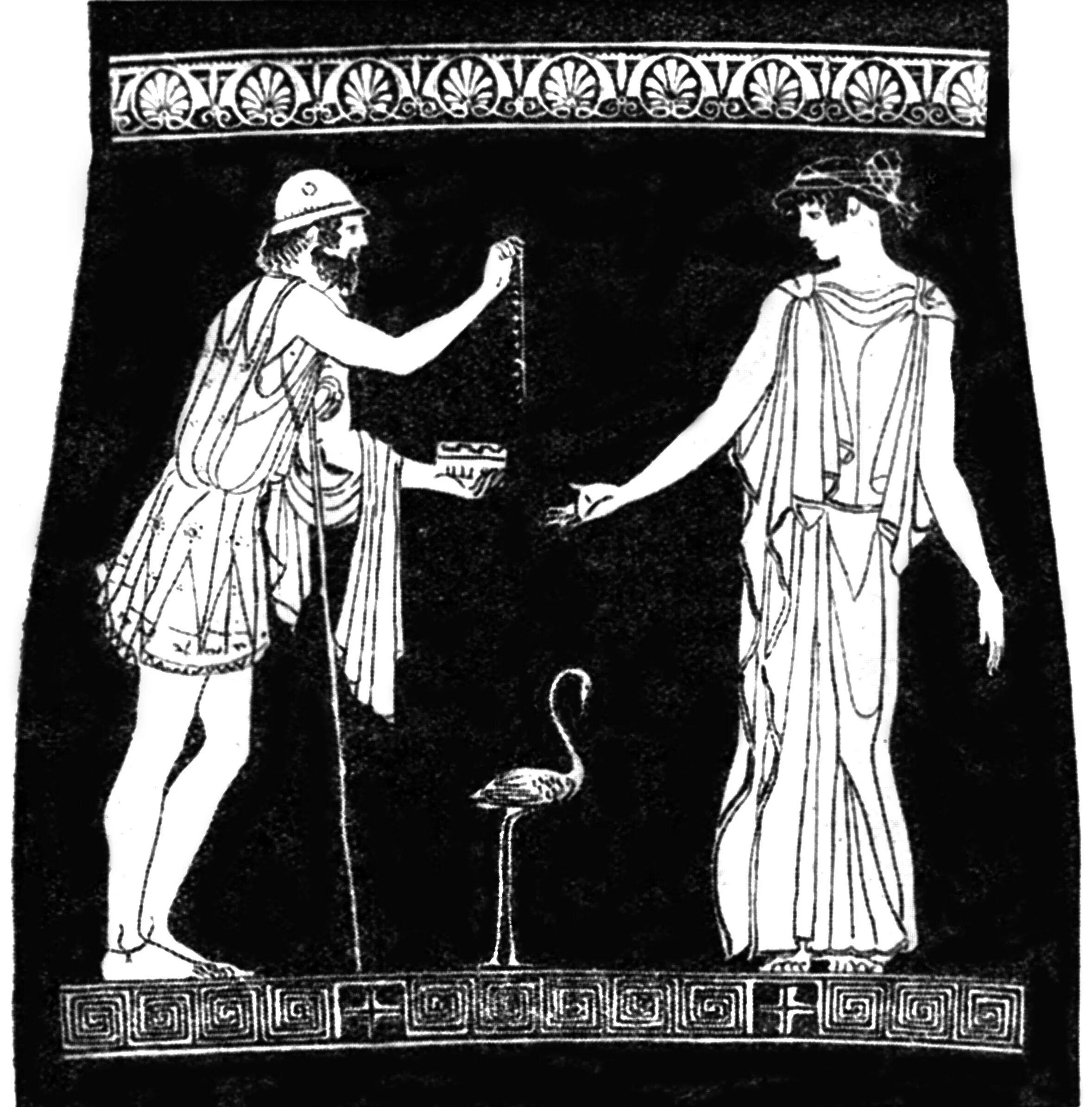 Легенды древней греции и рима. Полиник, протягивающий ожерелье Эрифиле (ваза из Лечче). Ожерелье гармонии миф. Греция ожерелье гармонии. Древняя финикиянка.
