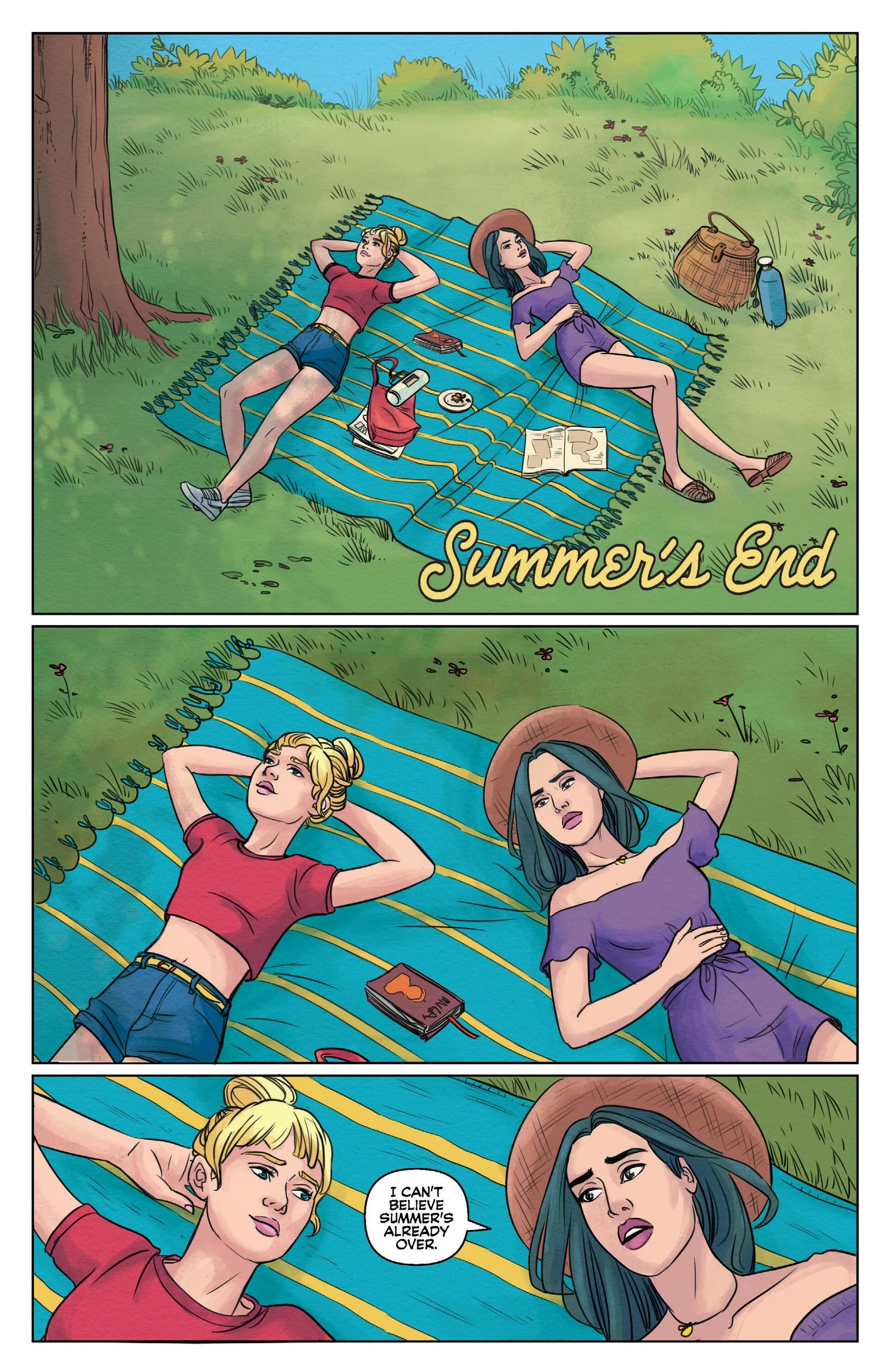 Комикс летние каникулы. Красивые комиксы. Комиксы про лето. Сюжет для комикса короткий.
